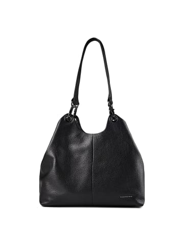 Mandarina Duck Mellow Schultertasche Leder 36 cm nero