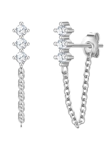 Glanzstücke München Ohrringe aus Sterling Silber mit Zirkonia in silber