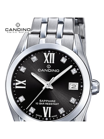 Candino Analog-Armbanduhr Candino Classic silber klein (ca. 29mm)