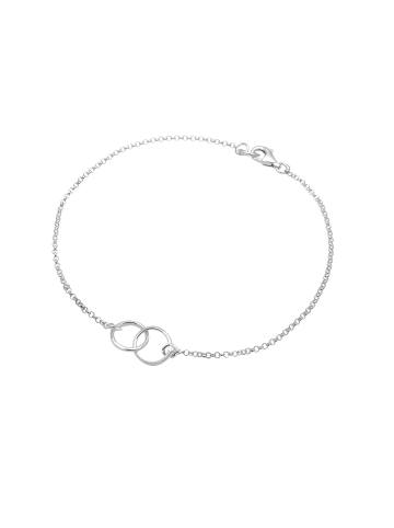 Elli Armband 925 Sterling Silber Geo, Kreis in Silber