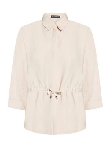 Betty Barclay Blusenjacke mit Tunnelzug in Grau Beige