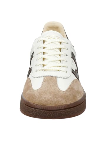 Gant Sneaker in Weiß/Dunkelbraun