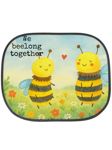 Mr. & Mrs. Panda Sonnenschutz Biene Verliebt Design mit Spruch in Weiß