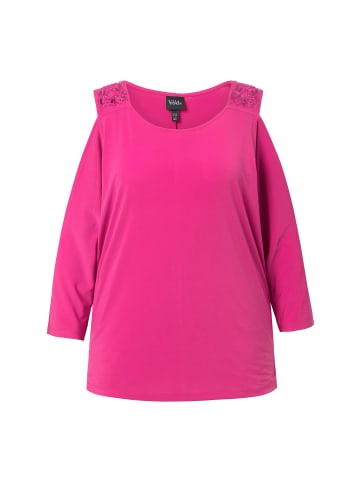 Ulla Popken Shirt in fuchsia pink