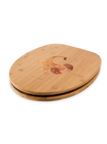 Mr. & Mrs. Panda Toilettendeckel Sternzeichen Skorpion ohne Spruch in Braun