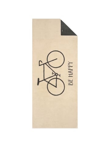Cawö Cawö Saunatücher Postcard Towels Fahrrad 6287 beige - 37 in beige - 37