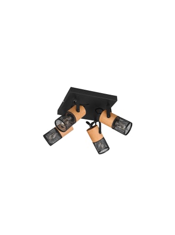 Trio Leuchten Strahler TOSH in schwarz matt