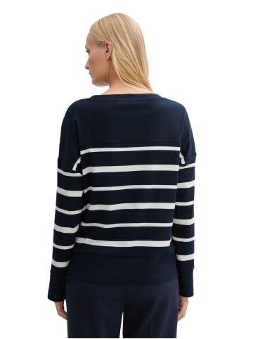 Tom Tailor Langarmshirt STRIPED in Blau