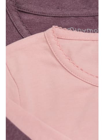 Minymo Longsleeve MINYMO - MIBasic 35 T-shirt LS (2-pack) - 3935 in rosa