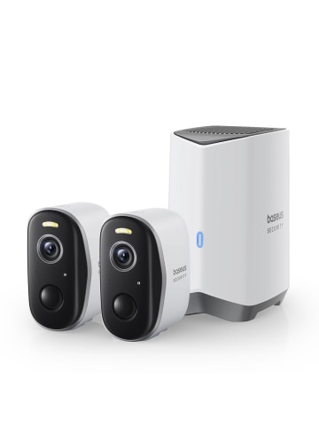 Baseus Security N1 Plus Dual 2K Outdoor Set Weiß