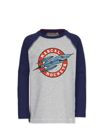 Band of Rascals Longsleeve " Rocket " in blau