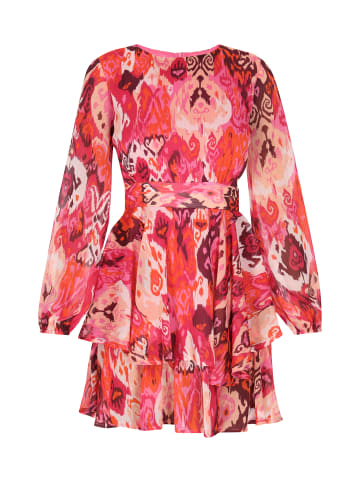 IZIA Damen Kleid in Pink Mehrfarbig