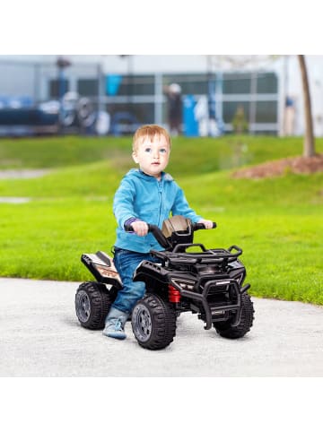 HOMCOM Elektro 6V Kinderquad 1,5-3 Jahre Schwarz