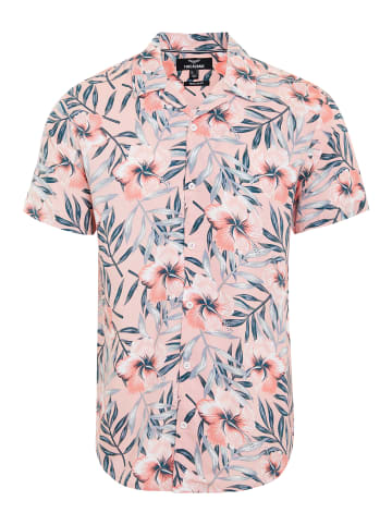 Threadbare Hawaiihemd THB Shirt S/Slv Atoll in pink