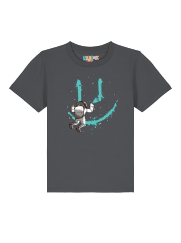wat? Apparel T-Shirt Graffiti Astronaut in Grau