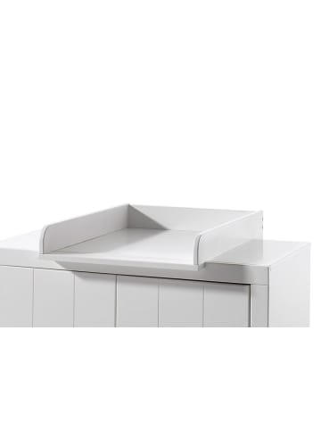 58 aufm Kessel WICKELAUFSATZ Karalynn 76x54x10 aus MDF in Weiß