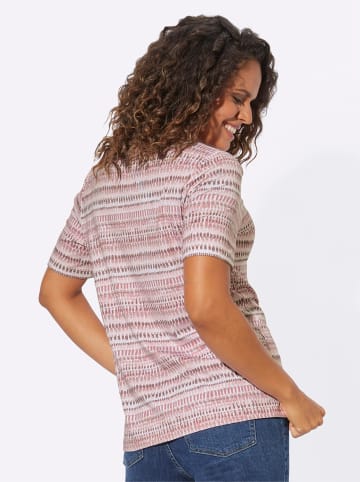 WITT WEIDEN Shirt in mauve-ecru-bedruckt