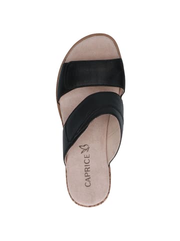 Caprice Pantolette in BLACK SOFTNAP.