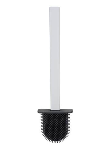 Wenko WC-Bürste ZALANA mit Silikonkopf in Weiß, (B) 9,8 x (H) 35,5 x (L) 4 cm