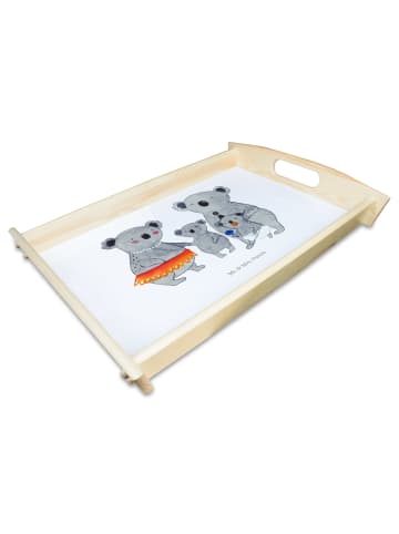 Mr. & Mrs. Panda Sofa Tablett Koala Familie ohne Spruch in Weiß