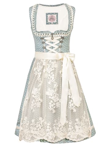 MarJo Dirndl DARIA in wasserblau-creme