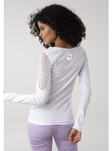 Kangaroos Langarmshirt in weiß