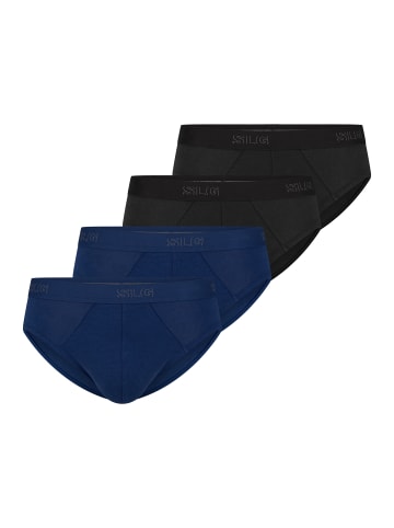 Sloggi Slip / Unterhose SLG Base in Marine / charcoal