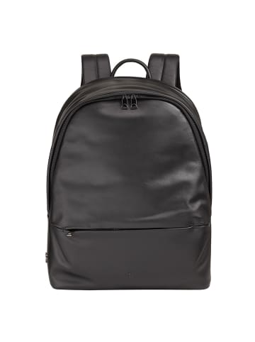 DuDu Casablanca Daypack Leder 40 cm Laptopfach in black