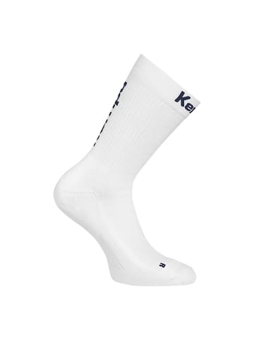 Kempa Socken Logo Classic in weiß/marine