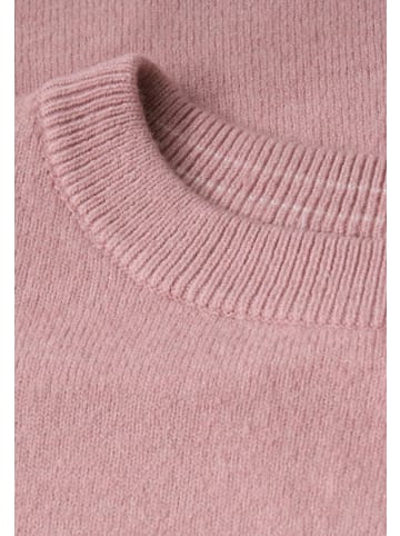 Street One Rundhals Pullover in Rosa