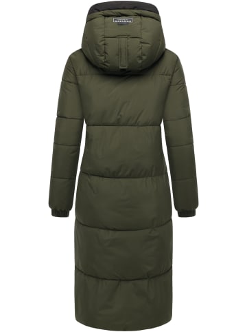 Navahoo Steppmantel Taublüte XIV in Dark Olive