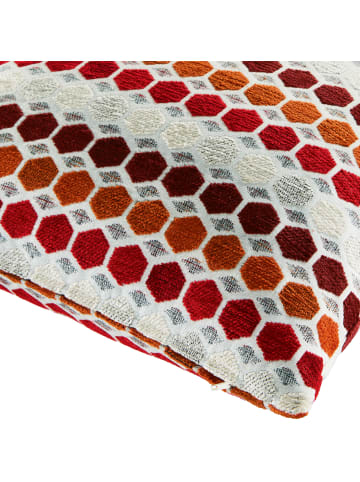 Erwin Müller Jacquard Kissenhülle 2er-Pack York in dunkelrot