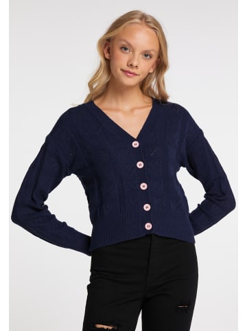 myMo Damen Strickjacke in Marine