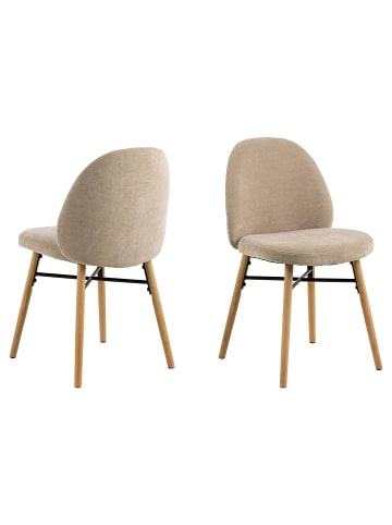 ebuy24 Esszimmerstuhl Sophia Beige 2er Set