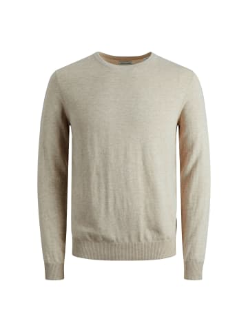Jack and Jones Strickpullover JJEEMIL Knit Crew Neck in Beige
