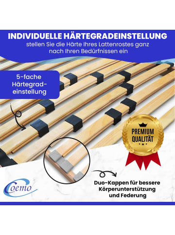 Coemo Lattenrost BASIC starr - nicht verstellbar in Natur