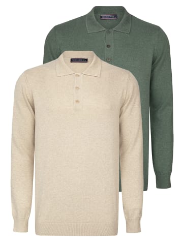 Felix Hardy Pullover in Beige-Grün