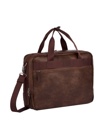 Camel Active TRACES Business Tasche mit gepolstertem Laptopfach in Braun