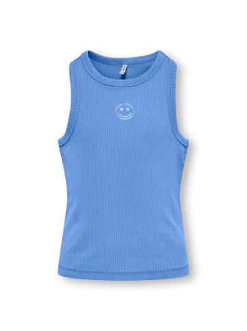 KIDS ONLY Besticktes Tanktop Smiley Kogjilly in ultramarine
