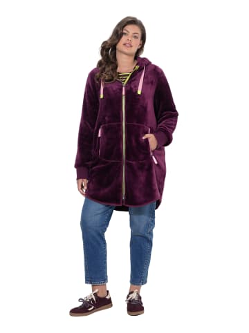 LAURASØN Sweatjacke in pflaume