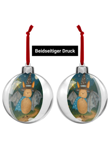 Mr. & Mrs. Panda Weihnachtsanhänger Fledermaus Zauberer Design o... in Weiß