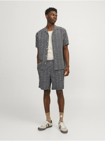 Jack & Jones Kurzarm FreizeitHemd für Erwachsene in schwarz