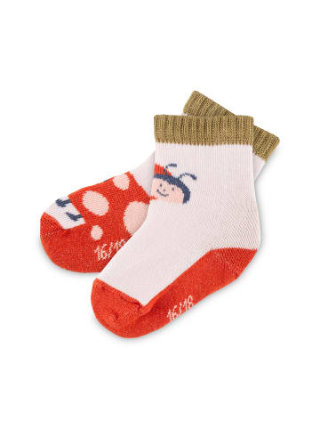 Sigikid Socken-Set 3er happy ladybug in Rot/Rosa/Grün