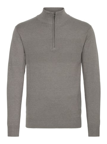 INDICODE Troyer IDErno 35423MM Strickpulli mit Reißverschluss in Grau