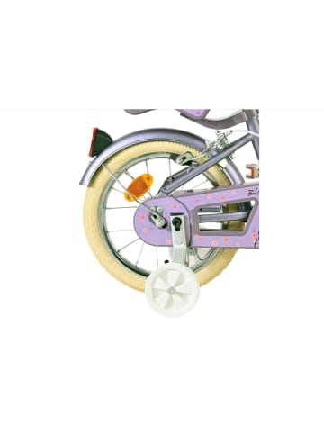 Volare Kinderfahrrad Blossom  14  Zoll ohne Rücktrittbremse, lila in lila