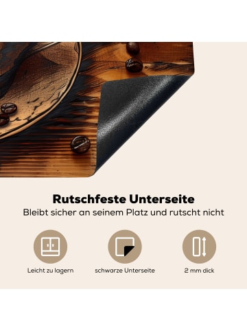 KitchenYeah Herdabdeckplatte Kaffee