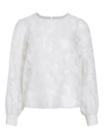 Vila Oberteil mit langen Ärmeln in Cloud Dancer