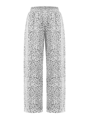 SMILODOX Jogginghose Siara in Grau Leo