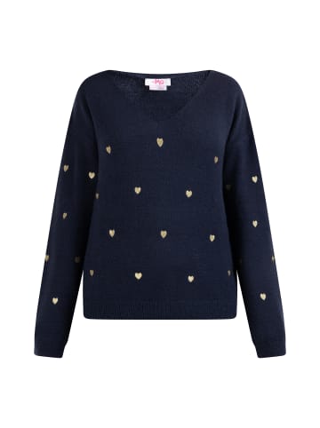 myMo Damen Strickpullover in navy