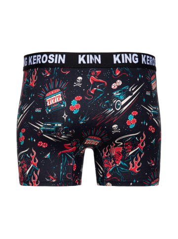 King Kerosin King Kerosin Boxershorts Rockabilly Devil in schwarz